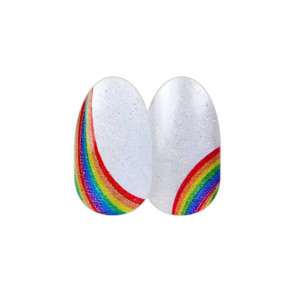 Color Street TAKE PRIDE Rainbow Silver Glitter Set